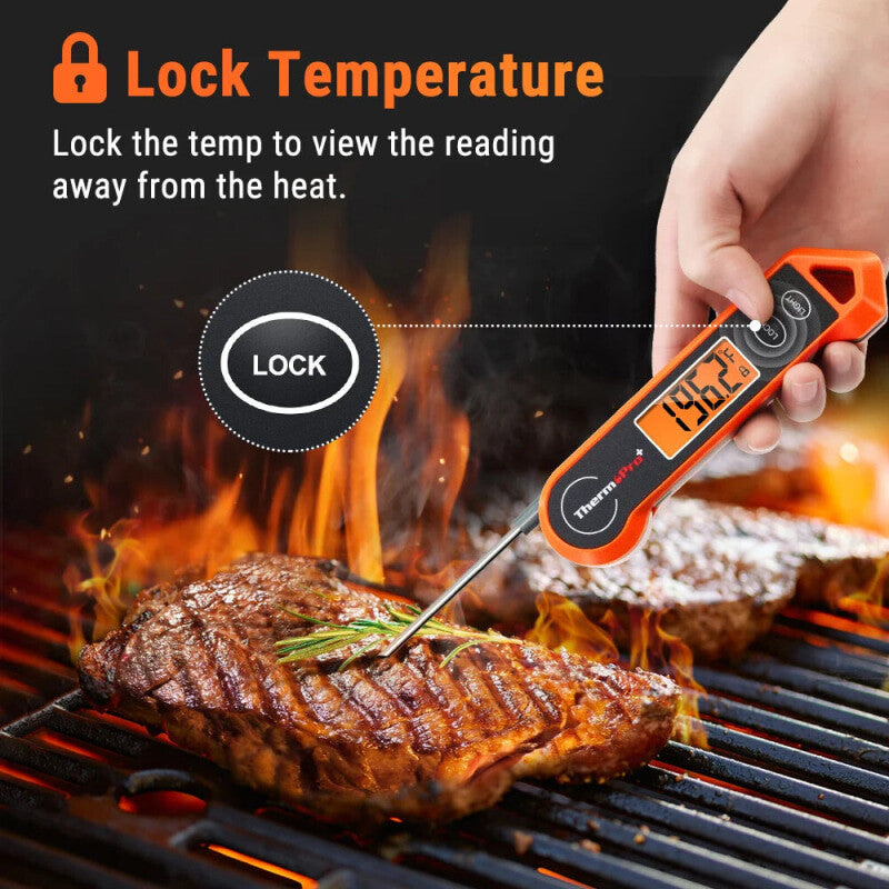 Waterproof Digital Instant Read Meat Thermometer