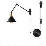 Vintage Plug In Cord Wall Lamp