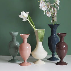 Home Decoration Glass Vase Solid Colors Vase