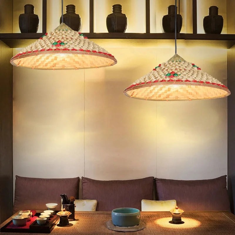 Rattan Straw Multi Style Pendant Lamp