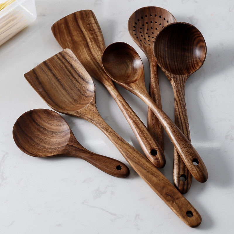 Natural Wood Tableware