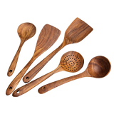 Wood Kitchen Utensils Set