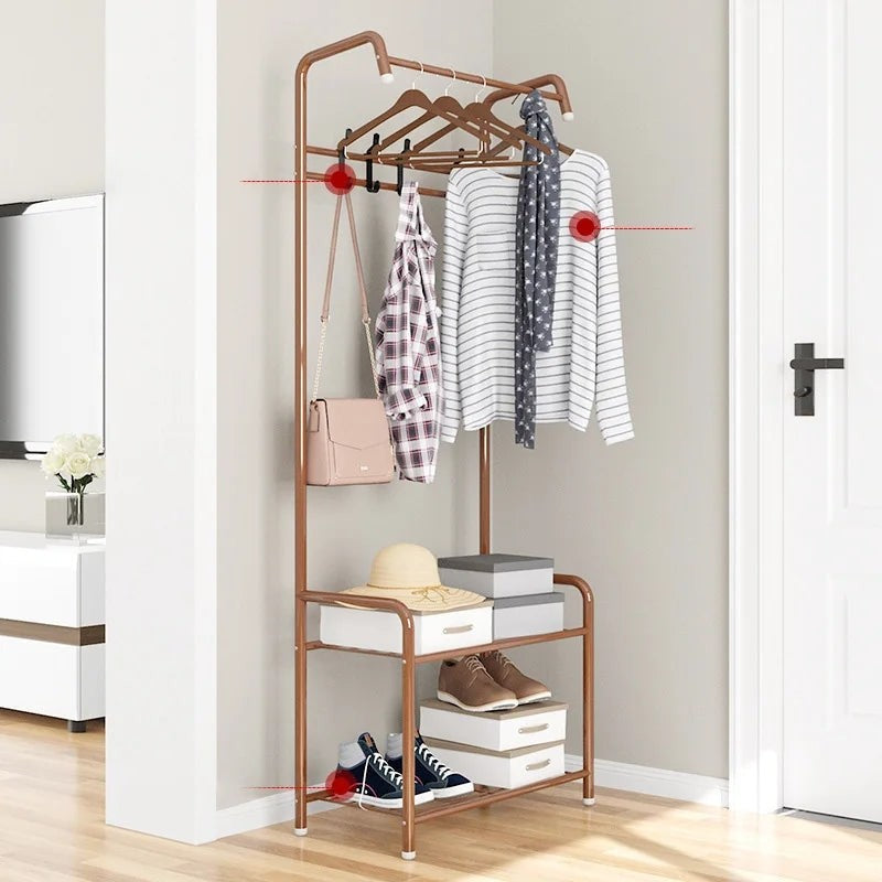 Modern Coat Racks Shoe Storage Rack Organizer