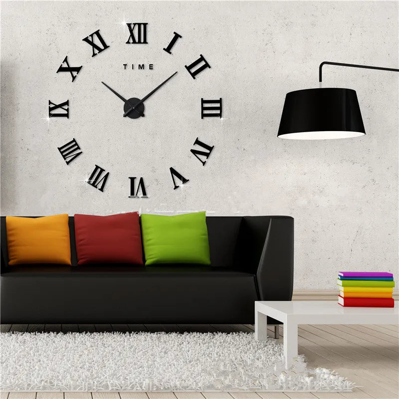 DIY Quartz Modern Home Decor Hanging Wall Clock