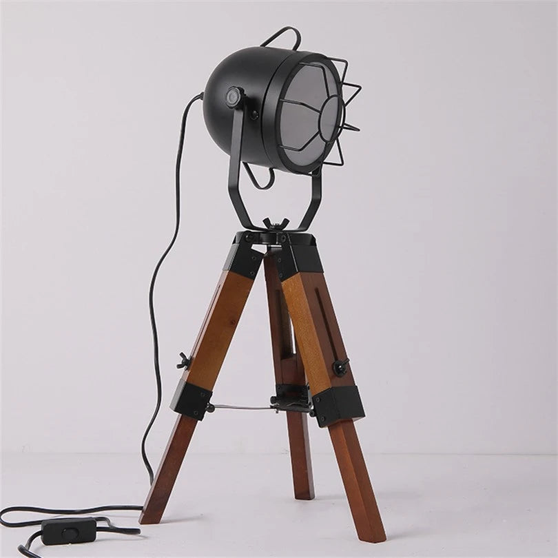 Retro Old West Spherical Tripod Lamps