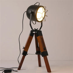 Retro Old West Spherical Tripod Lamps