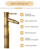Brass Basin Tap Hot Cold Two Pipes Bathroom Faucet