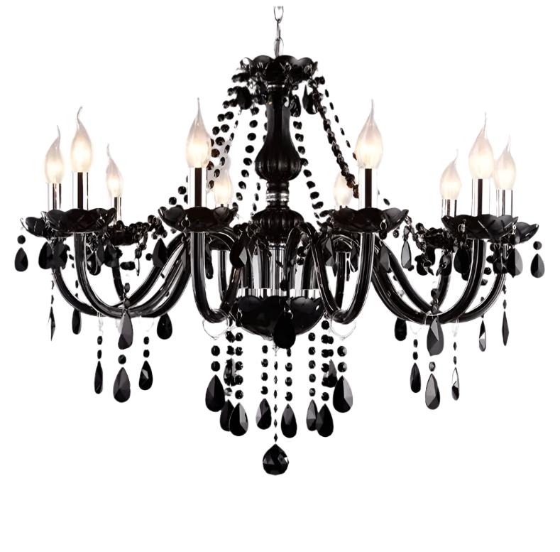 Modern Retro Drop Crystal Chandelier