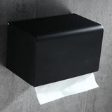 Black Aluminum Toilet Paper Holder Roll Holder