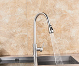 2 in 1 Spout Pull Out Single Handle Kitchen Sink Faucet