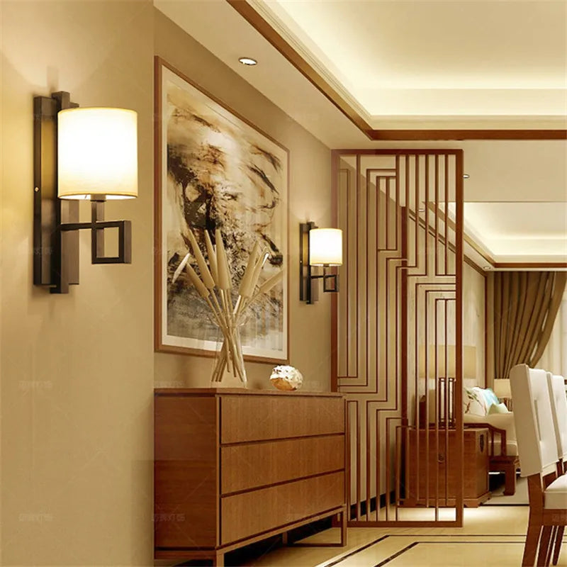 Asiatic Style LED Wall Lamp