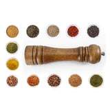 Wood Pepper and Salt Grinder Set