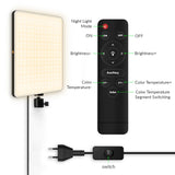 LED Dimmable Panel With Phone Clip Remote Control Lighting