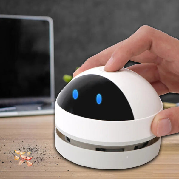 Mini Desktop Dust Vacuum Cleaner with Brush with USB Charging