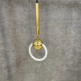 Modern LED Ring Pendant Lamp Nordic Golden Lighting