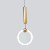 Modern LED Ring Pendant Lamp Nordic Golden Lighting