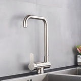 360° Rotation Folding Down Single Hole Sink Faucet