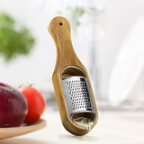 Stainless Steel Grater With Removable Wood Collector