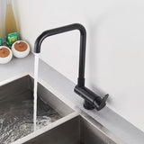 360° Rotation Folding Down Single Hole Sink Faucet