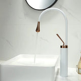 Brass Faucet Swivel Black Gold Wash Hot and Cold Sink