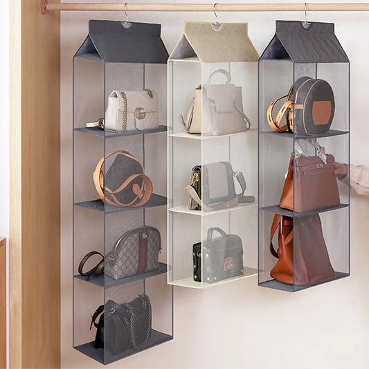 Hanging Bag Organizer Three-Dimensional Storage for Closet