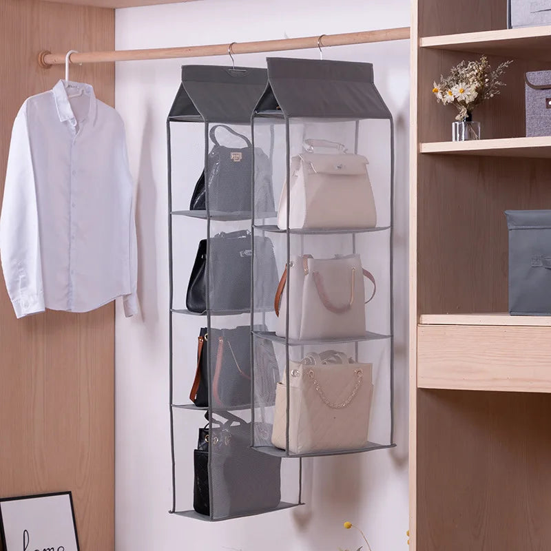 Hanging Bag Organizer Three-Dimensional Storage for Closet
