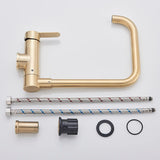 360° Rotation Folding Down Single Hole Sink Faucet