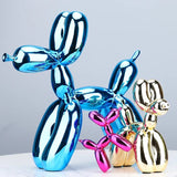 Electroplated Resin Dog Crafts Modern Animal Statue