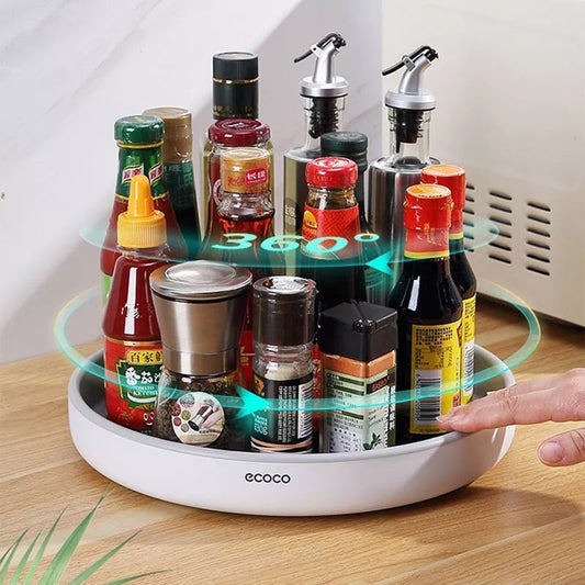 360° Rotating Spice Organizer Tray