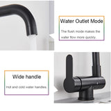 360° Rotation Folding Down Single Hole Sink Faucet