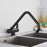 360° Rotation Folding Down Single Hole Sink Faucet