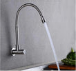 Wall Mounted Stream Sprayer Flexible Hose Kitchen Faucet