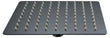 Rociador Cuadrado 30X30 Negro Mate