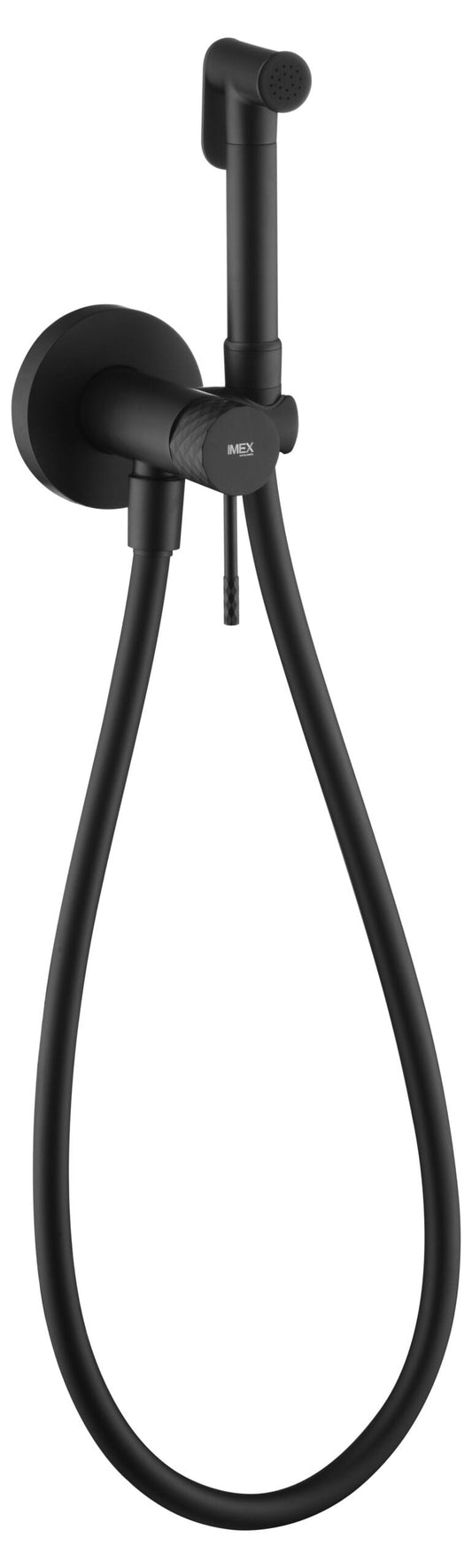 Grifo Empotrado De Bidé Génova Negro Mate