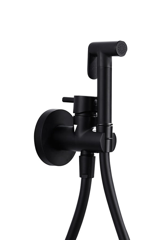 Grifo Empotrado De Bidé Múnich Negro Mate