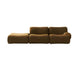 Two Seat Arm Sofa + Ottoman - 280 x 97 x 67 cm