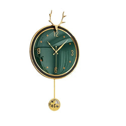 Luxury Modern Wall Clock Large Mechanism with Pendulum