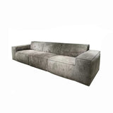 Vacuum Grey Compressed Corduroy Sofa