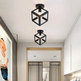 Nordic Triangle Square LED Single Head Ceiling Lamp