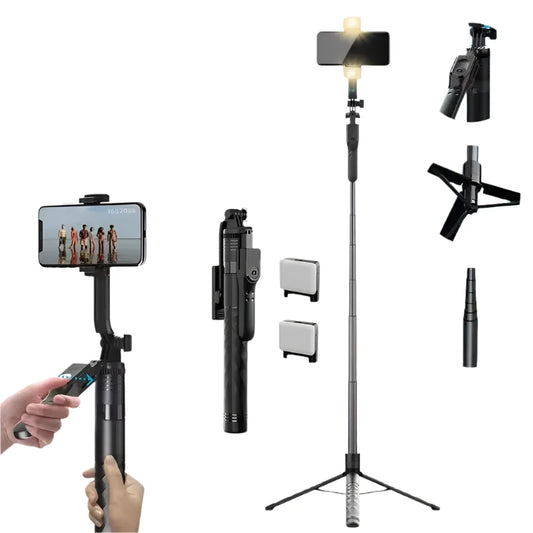 Foldable Smartphones Steady Wireless Selfie Stick Tripod