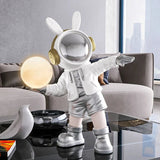 Decorative Resin Astronaut Sculpture Lamp Adjustable Light