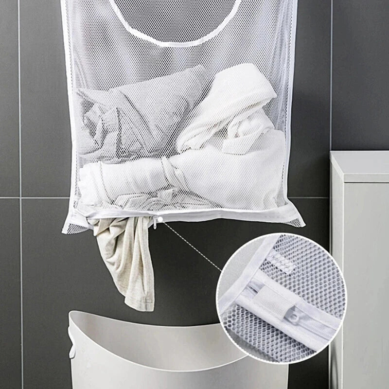 Storage Bag Basket with Wall Hanging Frame with Hook