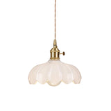 Modern Glass LED Pendant Switch Hanging Lamp