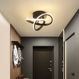 Circle Intercept Shape LED Modern Minimalist Ceiling Lights Lamp
