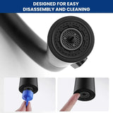 360° Rotation Sprayer Extendable 3 Jet Kitchen Faucet