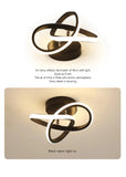 Circle Intercept Shape LED Modern Minimalist Ceiling Lights Lamp