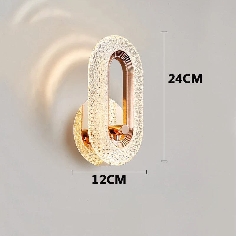 Luxury Nordic Wall Lamp Bedroom Bedside Wall Light