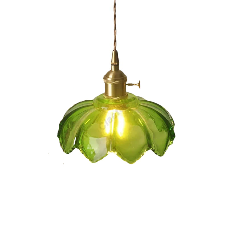 Modern Glass LED Pendant Switch Hanging Lamp