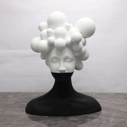 Female Figure Artistic Minimalist Modern Resin Sculpture