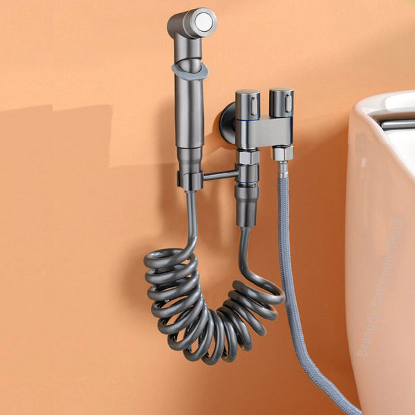 Hygienic Shower Sprayer Double Outlet Angle Valve